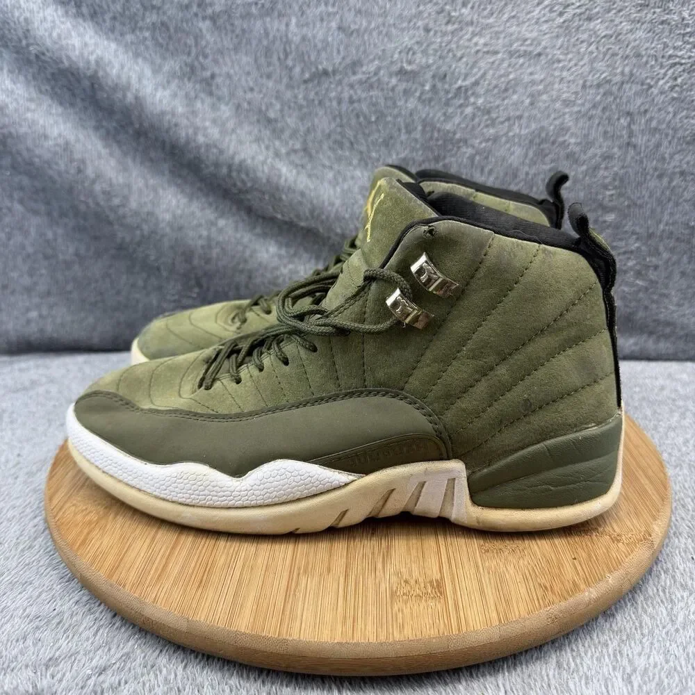 Nike 12 Retro Shoes Mens Size 8 Green Basketball Sneakers 130690-300 No Insoles